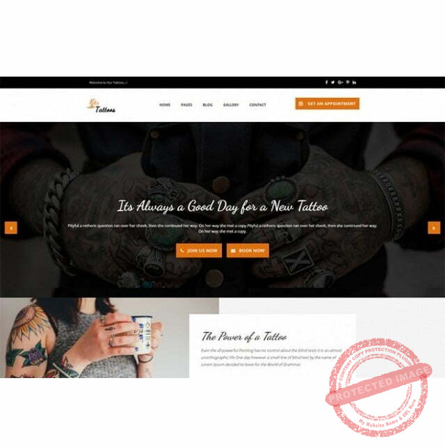 Tattoo - HTML Template